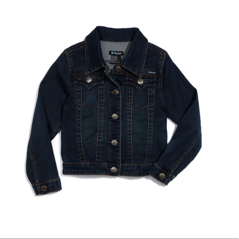 Tractor stretch denim jacket